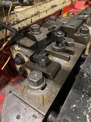 1" x 8-1/2" Waterbury-Farrel #60, horizontal hand feed thread roller, 20 HP, 60 SPM, lube system - Image 5