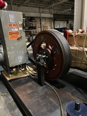 1" x 8-1/2" Waterbury-Farrel #60, horizontal hand feed thread roller, 20 HP, 60 SPM, lube system - Image 6