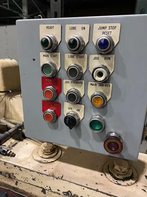 1" x 8-1/2" Waterbury-Farrel #60, horizontal hand feed thread roller, 20 HP, 60 SPM, lube system - Image 7