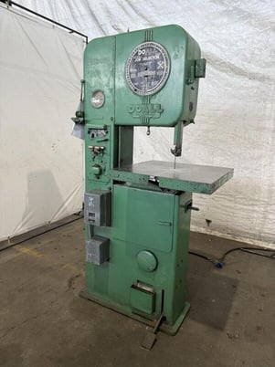 16" DoAll #ML-16, vertical bandsaw, 24" x 24" table, 50-1600 RPM, DBW-10 30 AMP blade welder - Image 1