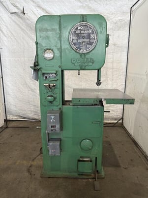 16" DoAll #ML-16, vertical bandsaw, 24" x 24" table, 50-1600 RPM, DBW-10 30 AMP blade welder - Image 2