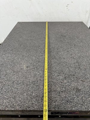 48" x 60" x 6" Granite Surface Combustion Plate with stand, 36" height - Image 8