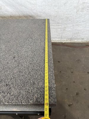 48" x 60" x 6" Granite Surface Combustion Plate with stand, 36" height - Image 9