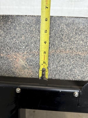 48" x 60" x 6" Granite Surface Combustion Plate with stand, 36" height - Image 10
