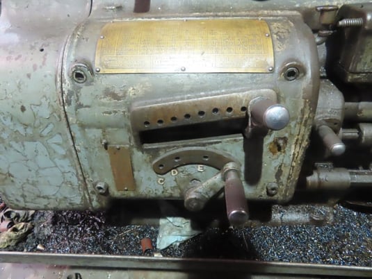 20" x 115" Axelson #20, manual engine lathe, 20" 4-jaw chuck, 2-3/8" hole, Steady Rest - Image 7