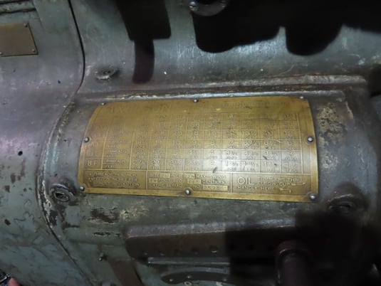 20" x 115" Axelson #20, manual engine lathe, 20" 4-jaw chuck, 2-3/8" hole, Steady Rest - Image 10