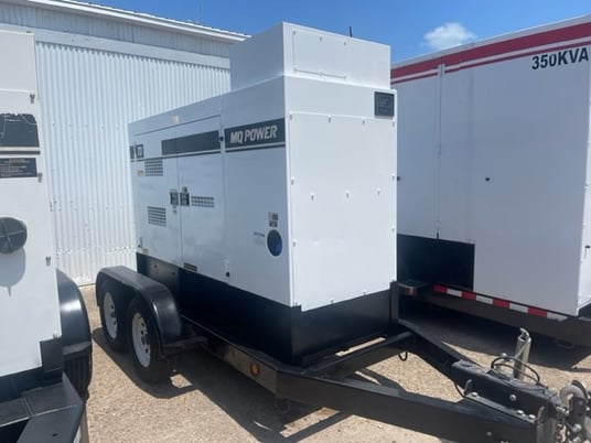 56 KW Multiquip #DCA70SSIU4f, diesel generator, sound attenuated enclosure, trailer tank, 240/480 Volts, 6843 - Image 1
