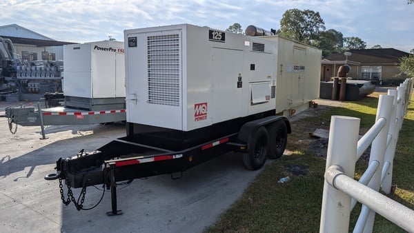 100 KW Multiquip #DCA125USI, portable/rental unit diesel generator, sound attenuated enclosure, 240/480 - Image 2