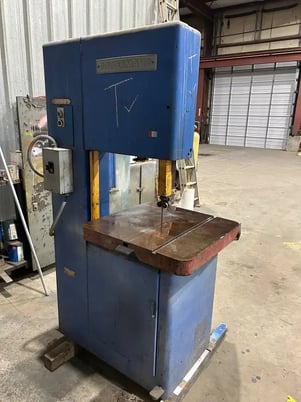 20" x 13" Powermatic #81, vertical band saw, 24" x 24" table - Image 1
