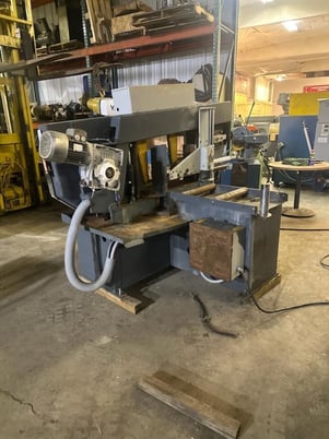 16" x 18" Hyd-Mech #S-23, horizontal bandsaw, 5 HP, 1-1/4" x 15' 6" blade, S/N X0107453H - Image 3