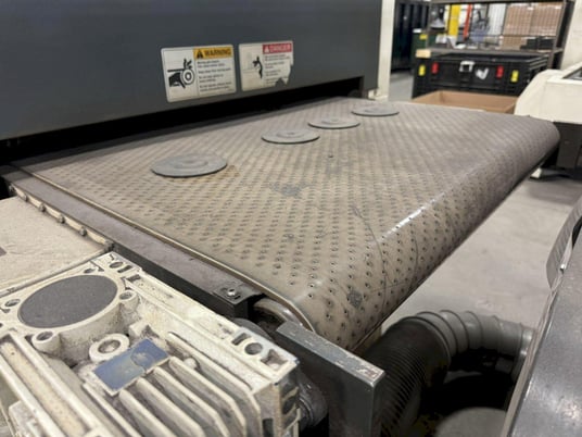 Timesavers #2211-03-09, multi-directional rotary brush deburring machine, 12" brush diameter, 2020 - Image 4