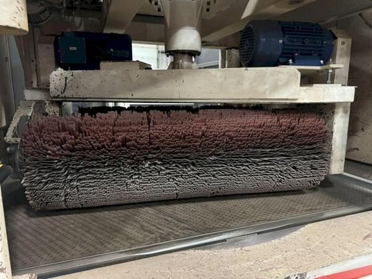 Timesavers #2211-03-09, multi-directional rotary brush deburring machine, 12" brush diameter, 2020 - Image 5