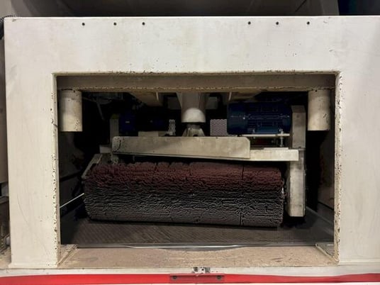 Timesavers #2211-03-09, multi-directional rotary brush deburring machine, 12" brush diameter, 2020 - Image 6