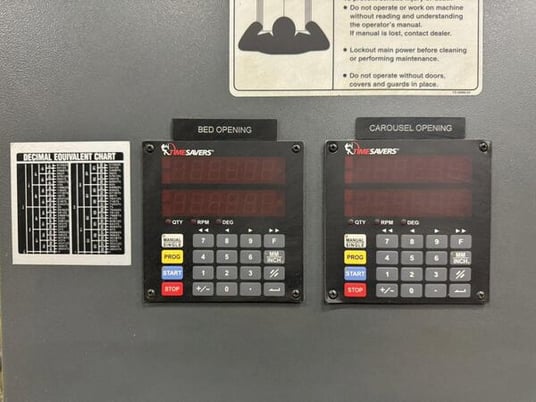 Timesavers #2211-03-09, multi-directional rotary brush deburring machine, 12" brush diameter, 2020 - Image 7