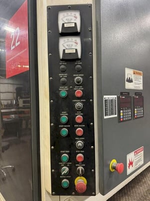 Timesavers #2211-03-09, multi-directional rotary brush deburring machine, 12" brush diameter, 2020 - Image 9