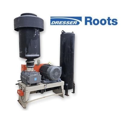 2162 cfm, 15 psi, Roots Dresser 616-RAM-J, PD rotary lobe pressure blower, 100 HP - Image 1