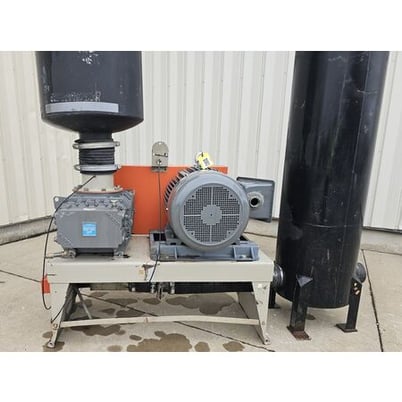 2162 cfm, 15 psi, Roots Dresser 616-RAM-J, PD rotary lobe pressure blower, 100 HP - Image 3