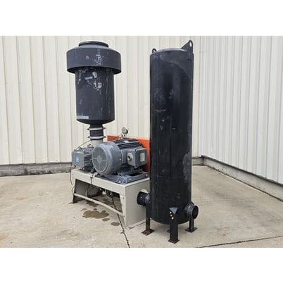 2162 cfm, 15 psi, Roots Dresser 616-RAM-J, PD rotary lobe pressure blower, 100 HP - Image 4