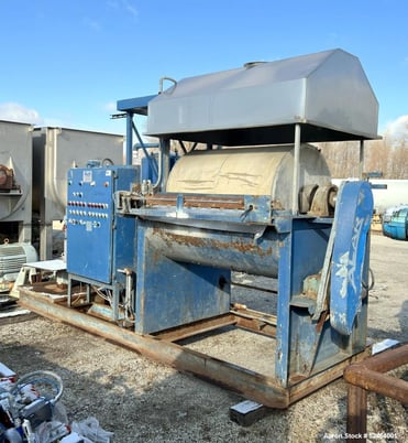 37.7 sq.ft. Alar Auto-Vac #340, rotary vacuum filter system, 36" Diameter x 48" face 304SS drum - Image 1