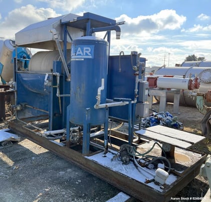 37.7 sq.ft. Alar Auto-Vac #340, rotary vacuum filter system, 36" Diameter x 48" face 304SS drum - Image 3