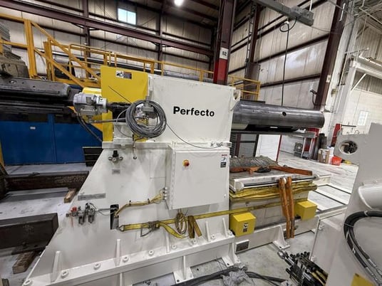 60000 lb. Perfecto #RS60-7272 / 38-72-7, feed line, 72" x.125" stock, 72" OD, 20"-24" ID, (7) 3.8" diameter - Image 6