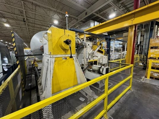 60000 lb. Perfecto #RS60-7272 / 38-72-7, feed line, 72" x.125" stock, 72" OD, 20"-24" ID, (7) 3.8" diameter - Image 7