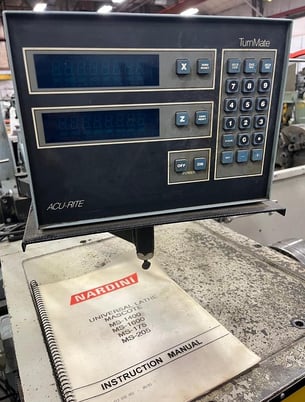 14"/20" x 42" Nardini #Mascote-MS1440, toolroom lathe, 8" 3-jaw chuck, 10" 4-jaw chuck, 1-13/16" hole - Image 3