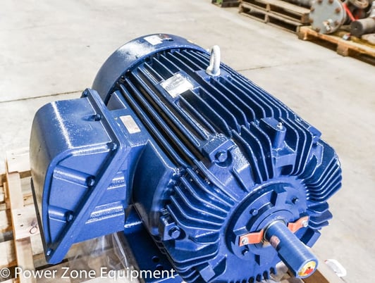 60 HP 3600 RPM Teco Westinghouse, Frame 364TS, TEFC, 460 Volts, new surplus - Image 2