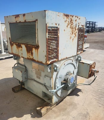 1250 HP 3600 RPM Teco Westinghouse, Frame 4009, weather protected enclosure type 2, 4160 Volts - Image 4