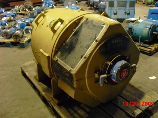 600 HP 1200 RPM General Electric, Frame 5543, DPFVBB, 500 VA - Image 2
