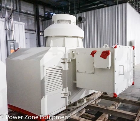 700 HP 1780 RPM Teco Westinghouse, Frame 400A, weather protected enclosure type 2, 4160 Volts, unused surplus - Image 2