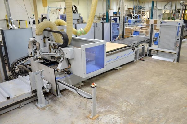 Weeke #Vantage-100, Flat Table Machine w/ATC/Boring, 4' x 8' Table, 99.21" X, 49.21" Y, 3.94" max thickness - Image 2