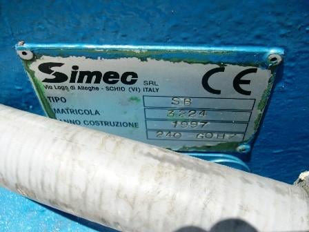 Simec #SB3000, wire brush deburring machine, 4" diameter, 10' length, (6) 10" dia brushes, chain feed - Image 5