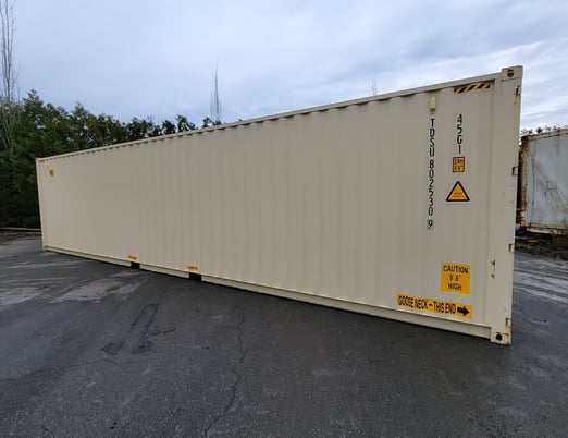 40' High cube double door container, #TDSU8025309, new / one trip - Image 1