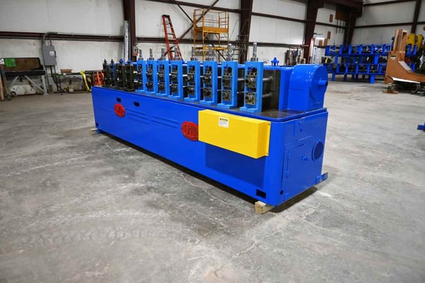 12 Stand, Tishken #12-MW-2, rollformer, 2" spindle diameter, 8" roll space, 12" horizontal centers, 5.5"-7" - Image 3