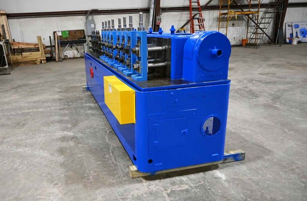 12 Stand, Tishken #12-MW-2, rollformer, 2" spindle diameter, 8" roll space, 12" horizontal centers, 5.5"-7" - Image 4