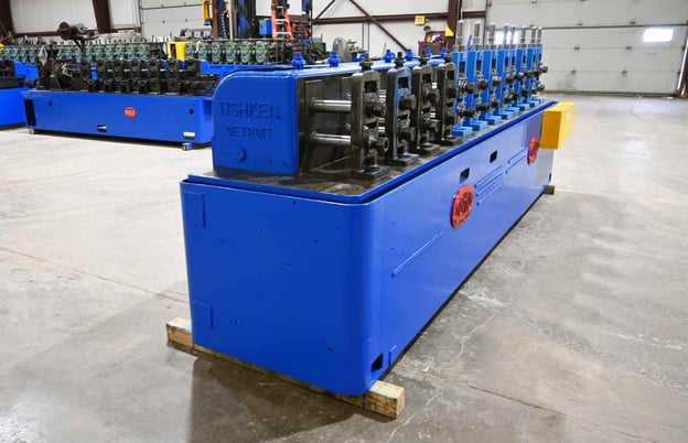 12 Stand, Tishken #12-MW-2, rollformer, 2" spindle diameter, 8" roll space, 12" horizontal centers, 5.5"-7" - Image 9