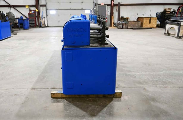 12 Stand, Tishken #12-MW-2, rollformer, 2" spindle diameter, 8" roll space, 12" horizontal centers, 5.5"-7" - Image 10