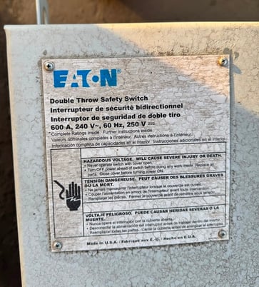 Eaton DT 226 URKNLC Double Throw Safety Switch - Image 4