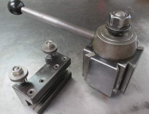 Aloris #EA Style Tool Post with EA2 V-Groove Quick Change lathe tool holder (YMC) - Image 1