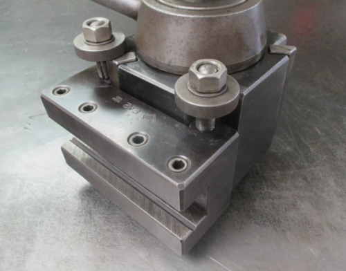 Aloris #EA Style Tool Post with EA2 V-Groove Quick Change lathe tool holder (YMC) - Image 3