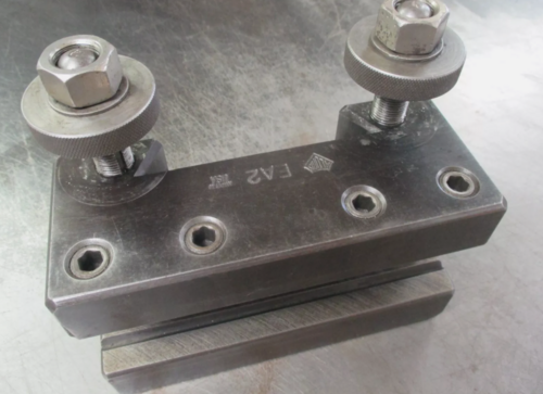 Aloris #EA Style Tool Post with EA2 V-Groove Quick Change lathe tool holder (YMC) - Image 6