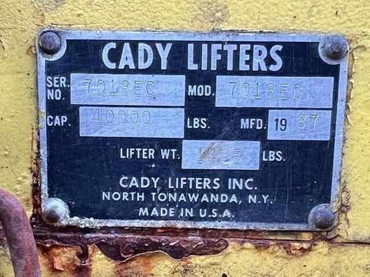 40000 lb. Cady Lifters #7018EC, coil lifter - Image 4