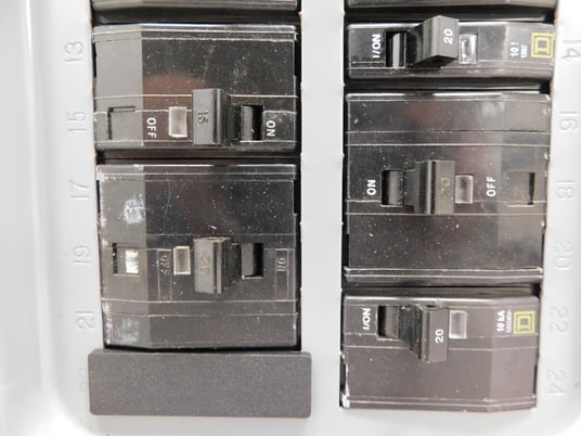 Square D, QOC24US, panelboard, 120/208 Volts, 3 phase, 4-wire - Image 4