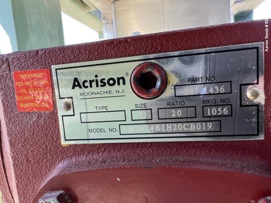 Acrison #403-30-50-105Z-D, Weight-Loss Weigh Feeder, 304 Stainless Steel,.0012 to 202 cu.ft. per hr,-20 to - Image 10