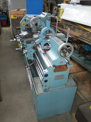 16" x 40" Victor, gap bed lathe, D1-6 spindle taper, 10" 3-jaw chuck, Steady Rest, Follow Rest, taper, well - Image 2