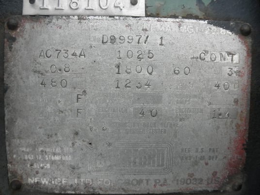 900 KW, 1800 RPM, Stamford, Generator End, 480 Volts, 3 phase, 1125 kVA - Image 8