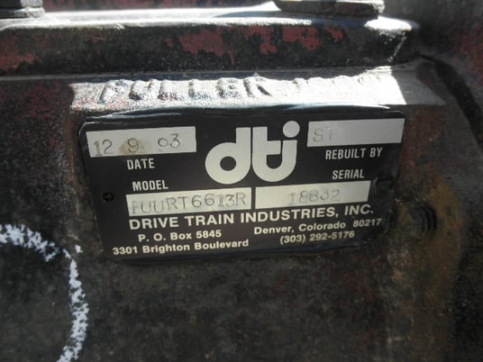 Eaton #FUURT6613R, Manual Transmission w/Clutch, no shifter, (13 available) speed - Image 10