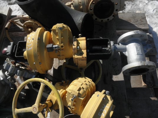 6" Tyco, Butterfly Valve w/Actuator, 300#, 413 psi - Image 1