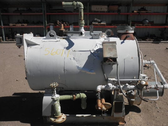 Cyclotherm #CW10-WN-23, Hot Water Generator, Gas Fired, 90 heating surface, 1005 MBH, 1/4 plate, 3/8 heads - Image 1